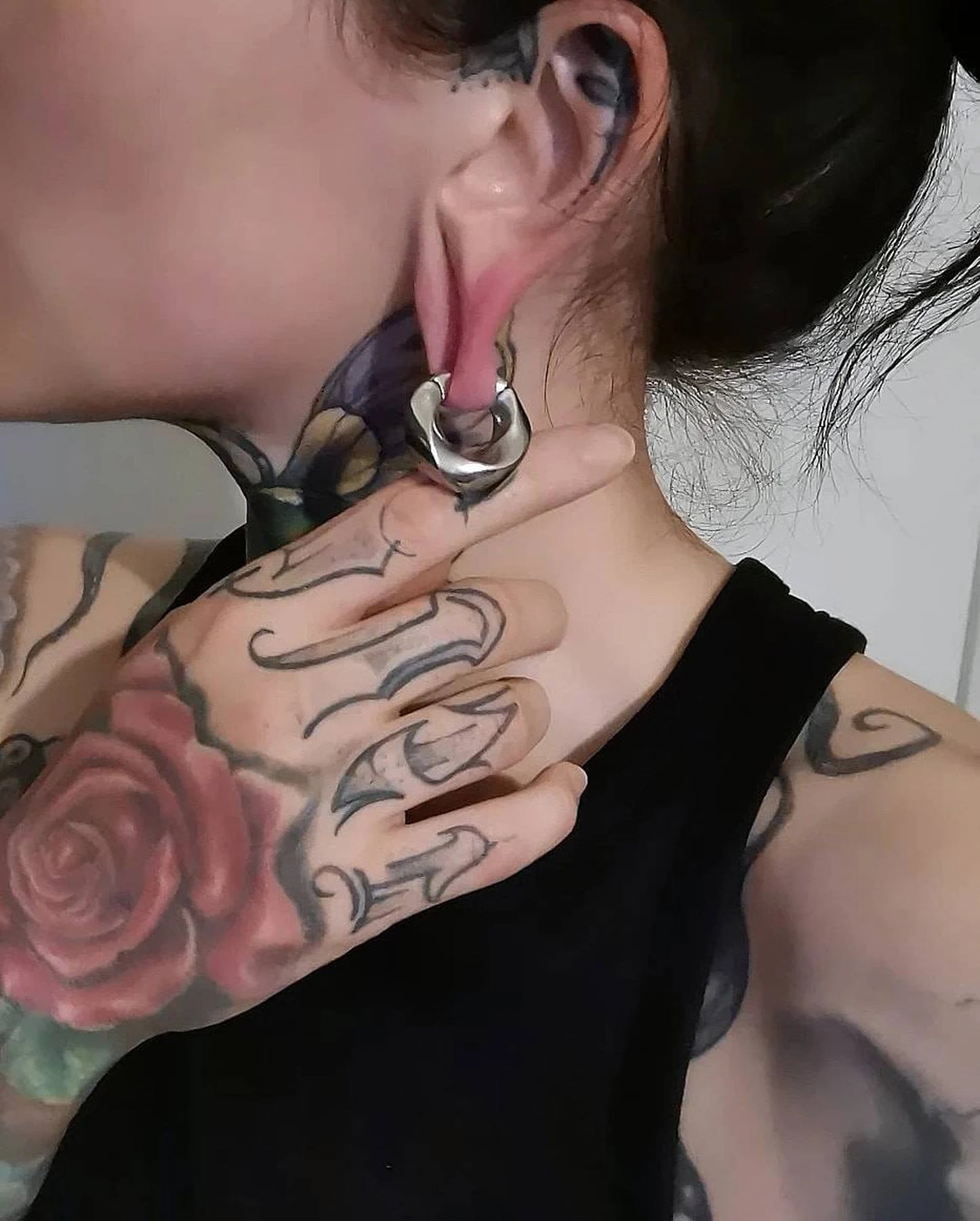 Hanger VORTICE en Acero Inoxidable | Expansiones de Oreja de 6mm