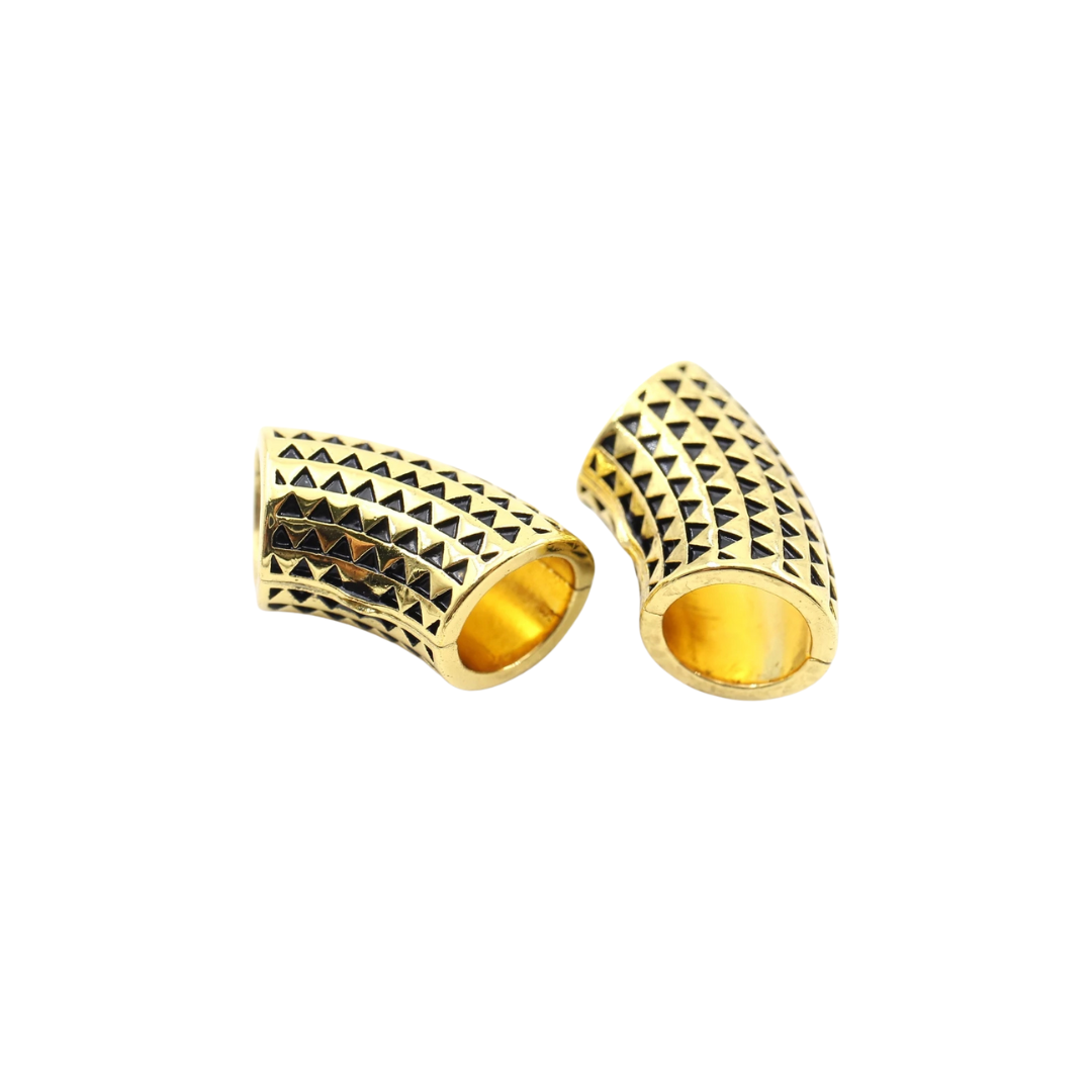 Cuff Lobe TRIBAL en Acero Inoxidable | Expansiones desde 8mm