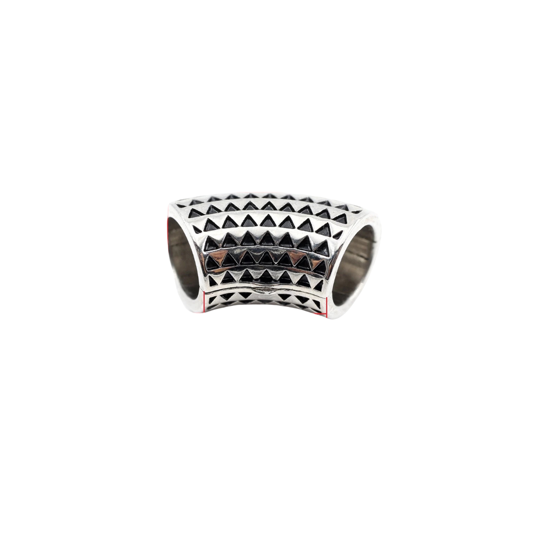 Cuff Lobe TRIBAL en Acero Inoxidable | Expansiones desde 8mm