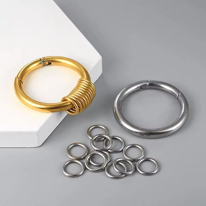Peso Colgante HALO RING en Acero Inoxidable | Expansiones de 6mm